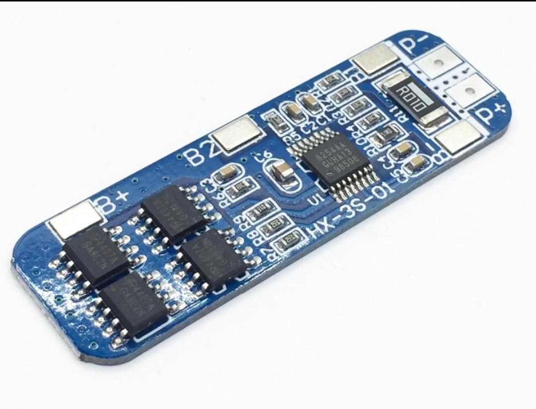 3S 11,1V LITHIUM -ION BATTERY BMS 10A 